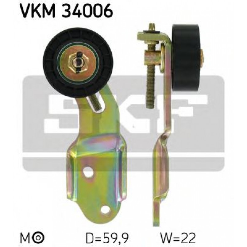 VKM 34006 SKF Натягувач поліклинового ременя